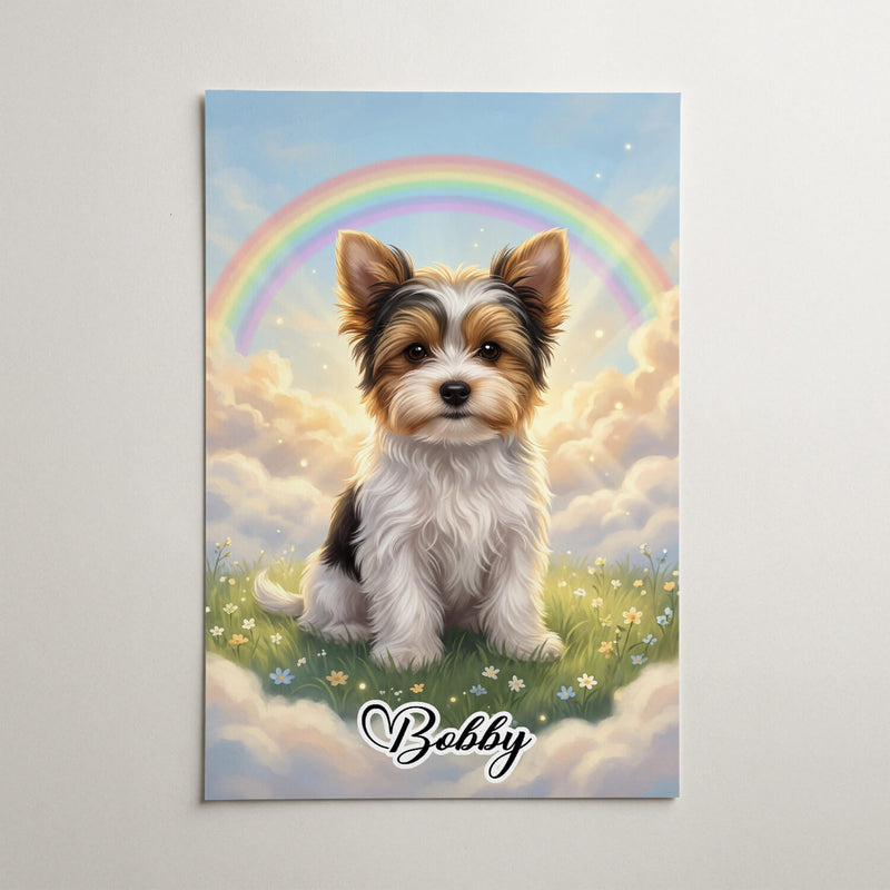 Personalisiertes Portrait - Regenbogenbrücke