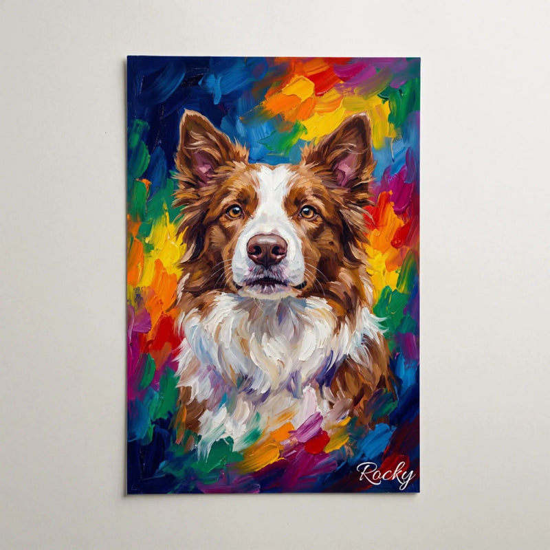 Tierportrait im Pop-Art Stil