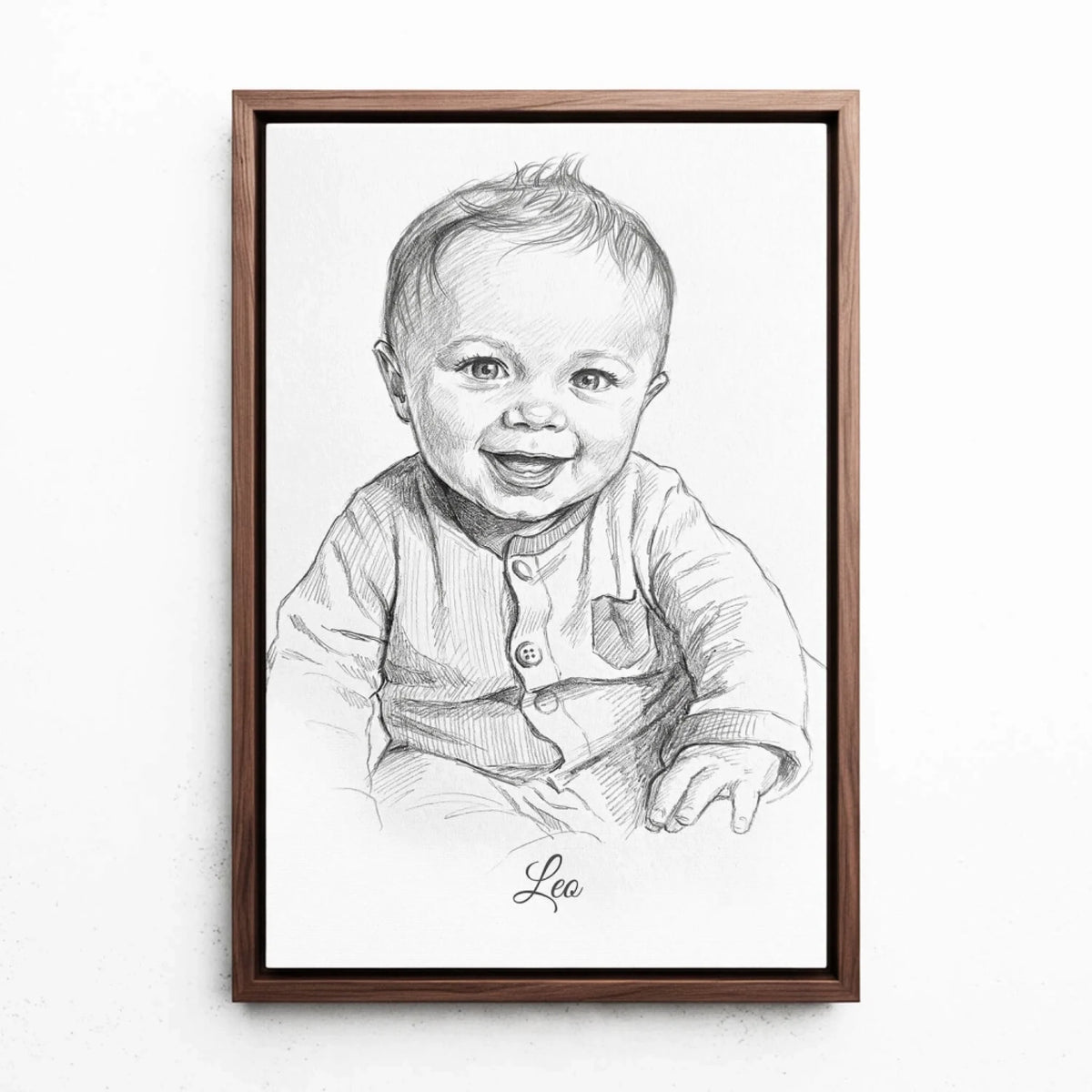 katzenportrait-leinwand-rahmen-walnuss