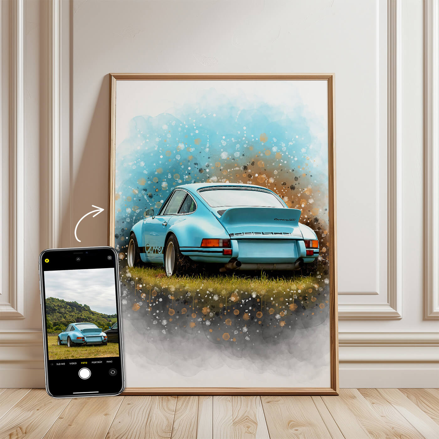 Auto Portrait personalisiert