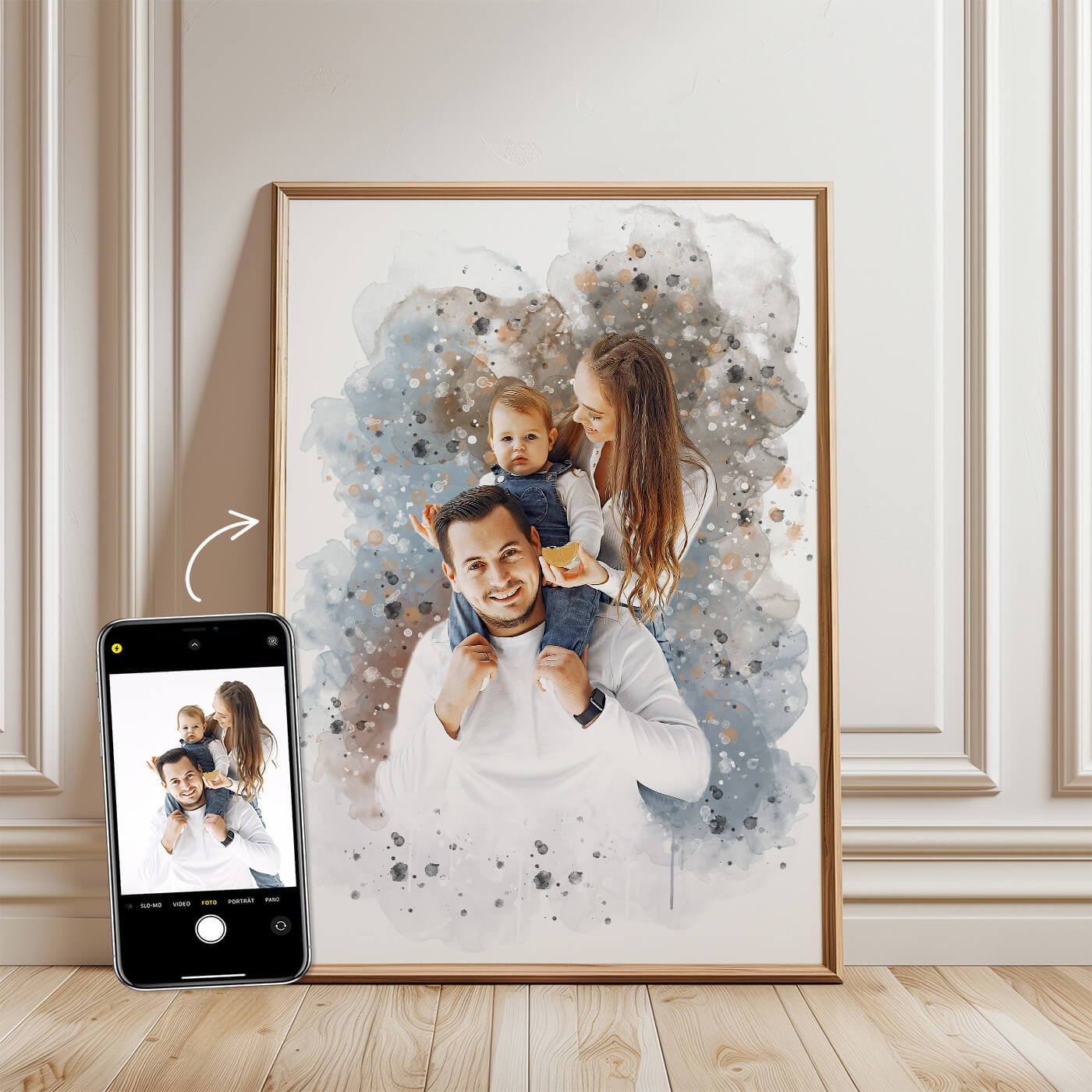 Familienportrait personalisiert