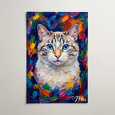 Hundeportrait im Pop-Art-Stil nach Foto - Poster